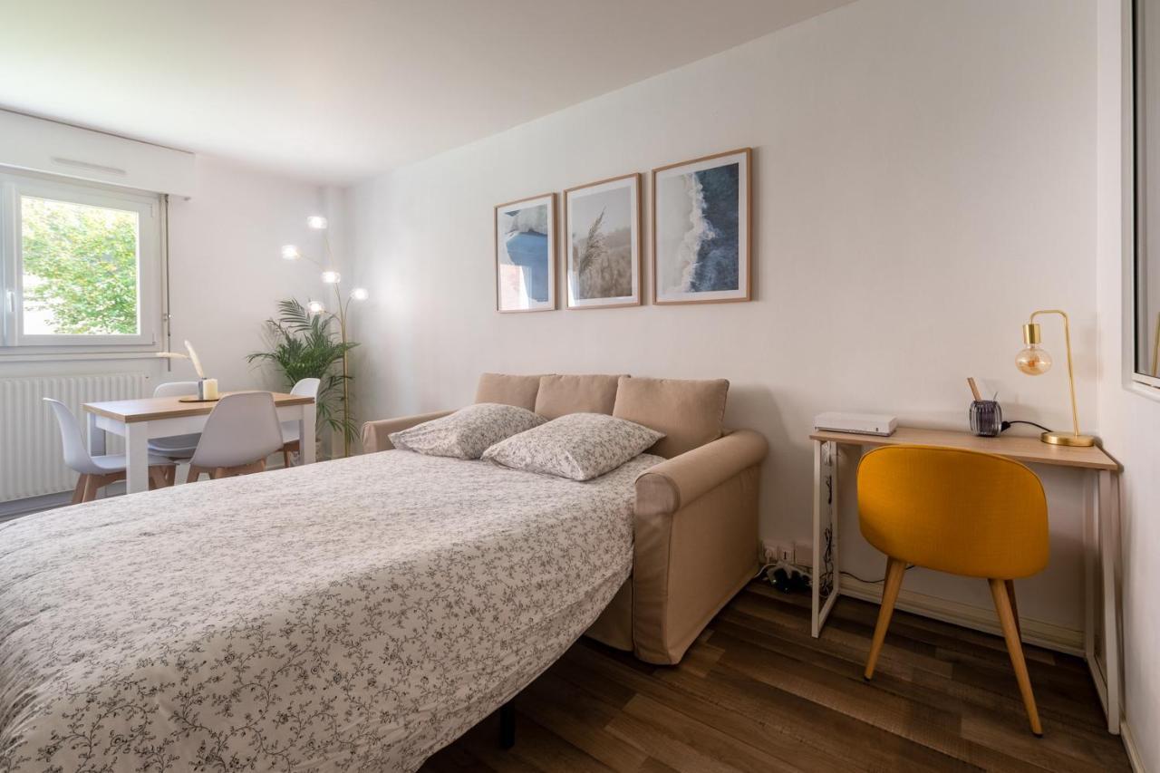 Апартаменты Hygge - Superbe Apt Renove Rouen Gare Avec Parking Privatif Экстерьер фото