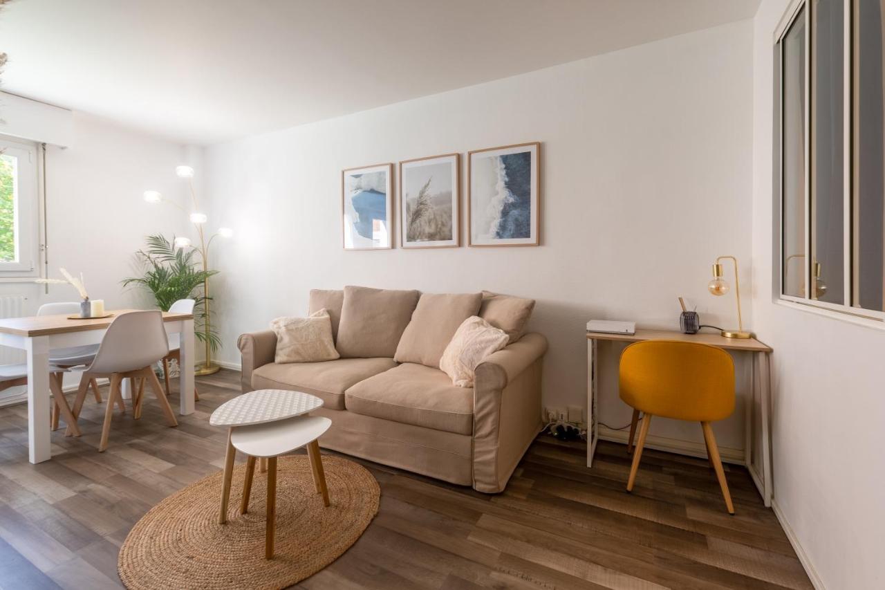Апартаменты Hygge - Superbe Apt Renove Rouen Gare Avec Parking Privatif Экстерьер фото