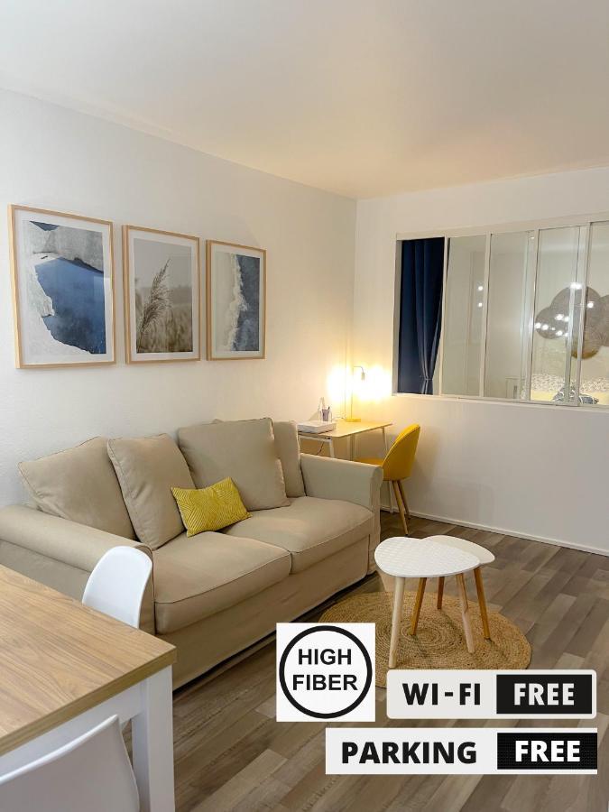 Апартаменты Hygge - Superbe Apt Renove Rouen Gare Avec Parking Privatif Экстерьер фото